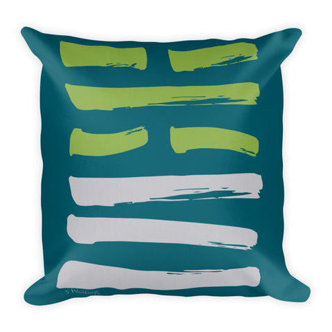 05 Waiting Hexagram Throw Pillow