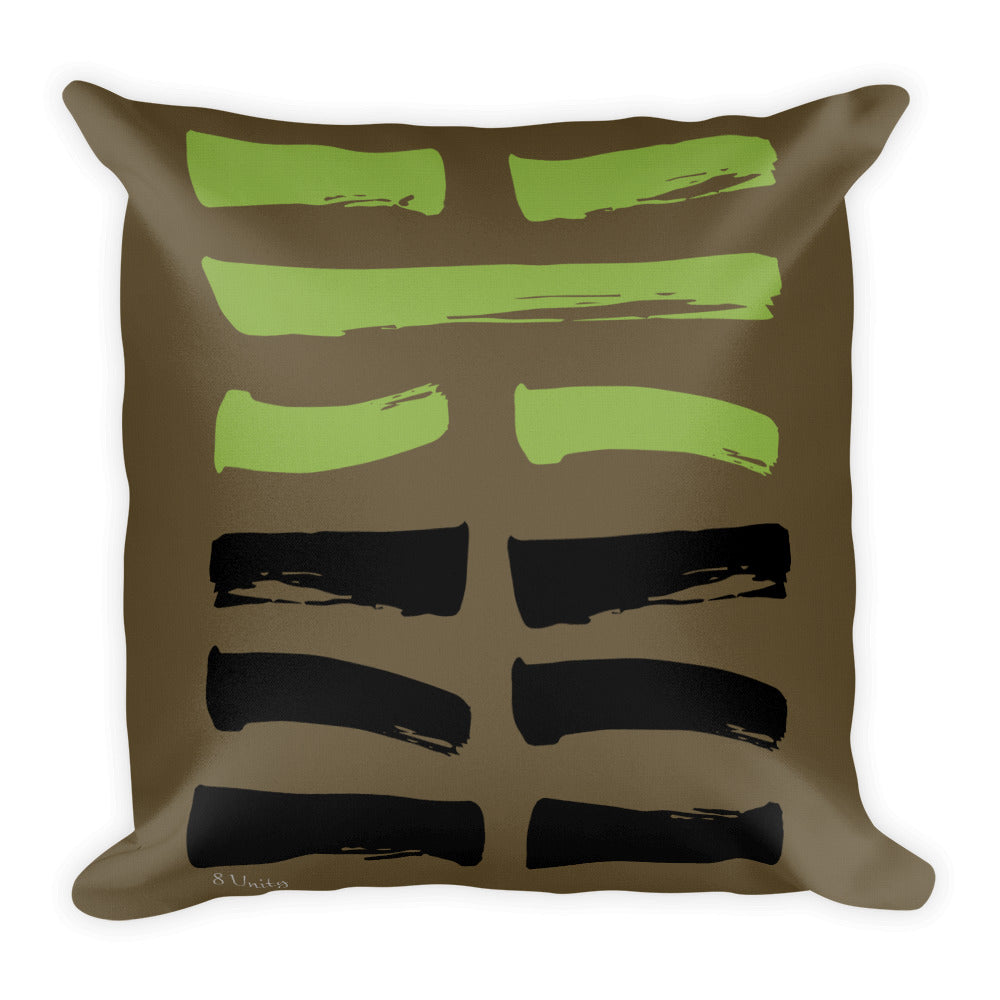 08 Unity Hexagram Throw Pillow