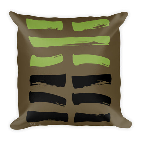 08 Unity Hexagram Throw Pillow