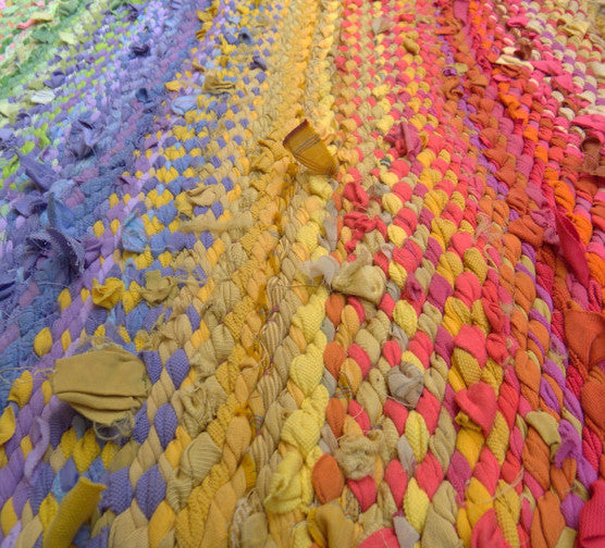 Springtime Woven Rug, 58" x 33" - Woven Rug -  -  Karen Tiede Studio - 2