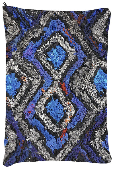 Black and Blue Celtic Dog Bed - Dog Beds - Small 18" x 28" -  Karen Tiede Studio - 3