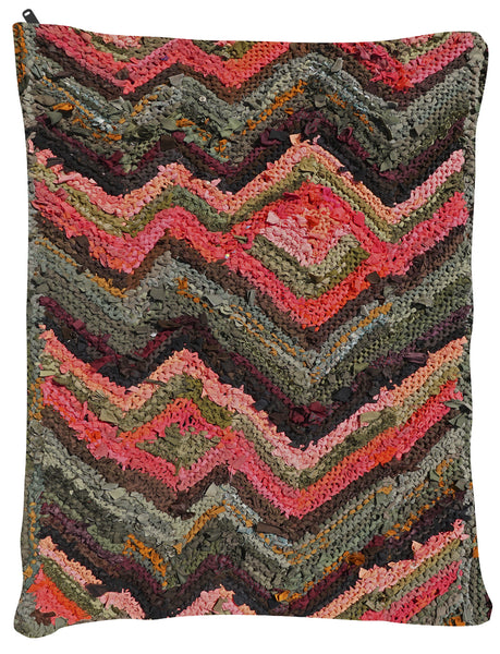 Peach and Green Florentine Dog Bed - Dog Beds - Medium 30" x 40" -  Karen Tiede Studio - 2