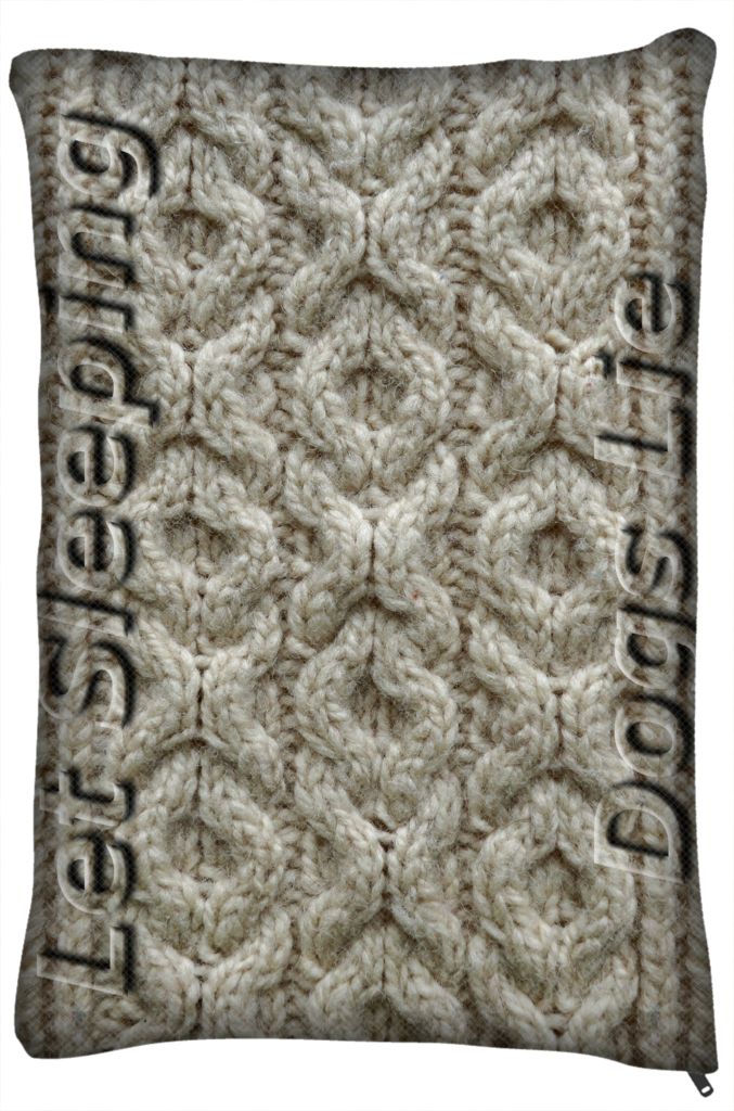 Let Sleeping Dogs Lie Fleece Dog beds