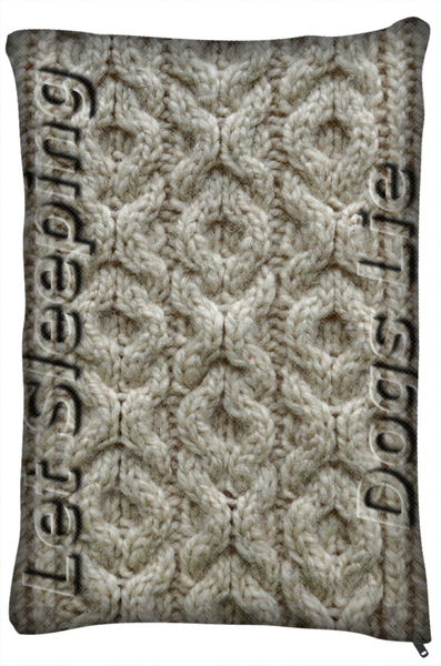 Let Sleeping Dogs Lie Fleece Dog beds