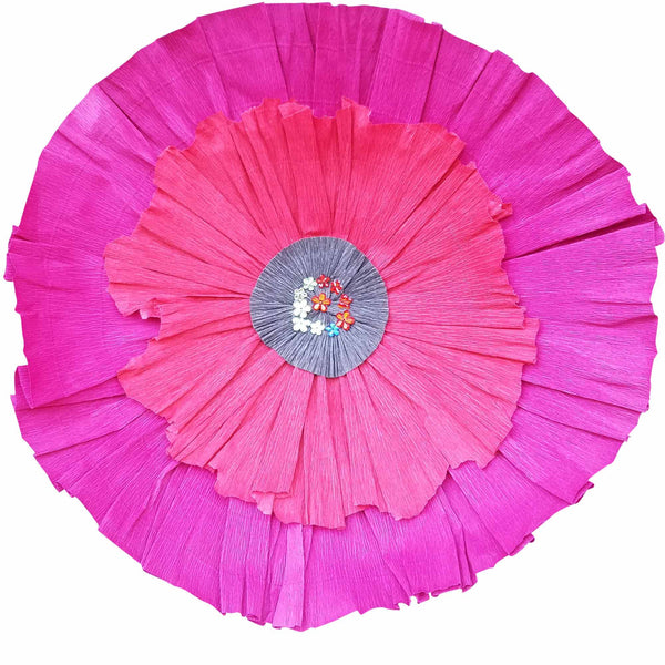 Wall O'Flowers Backdrop: 14 poppies