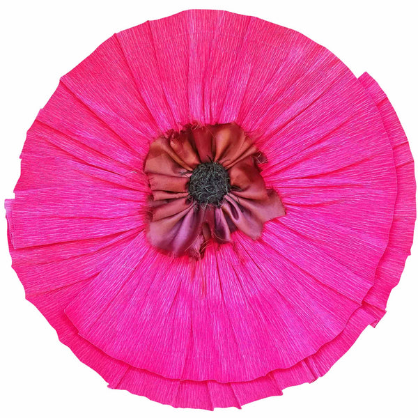 Wall O'Flowers Backdrop: 14 poppies