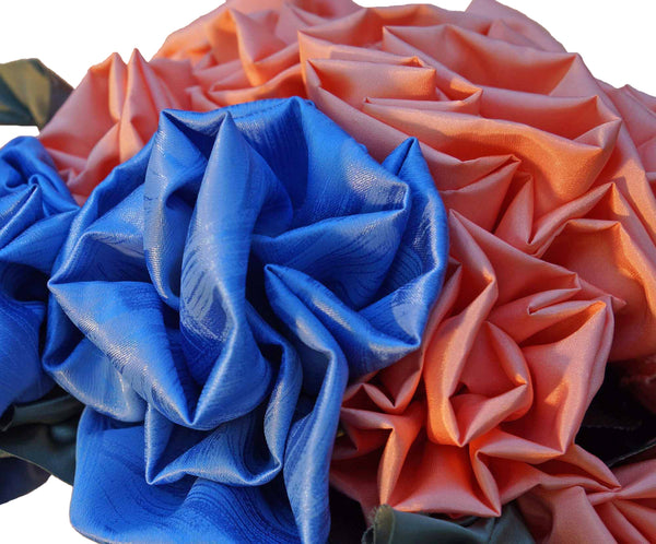 Peach & Blue Rose Bouquet