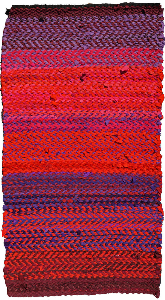 Passion Rag Rug, 55" x 31" - Woven Rug -  -  Karen Tiede Studio - 1
