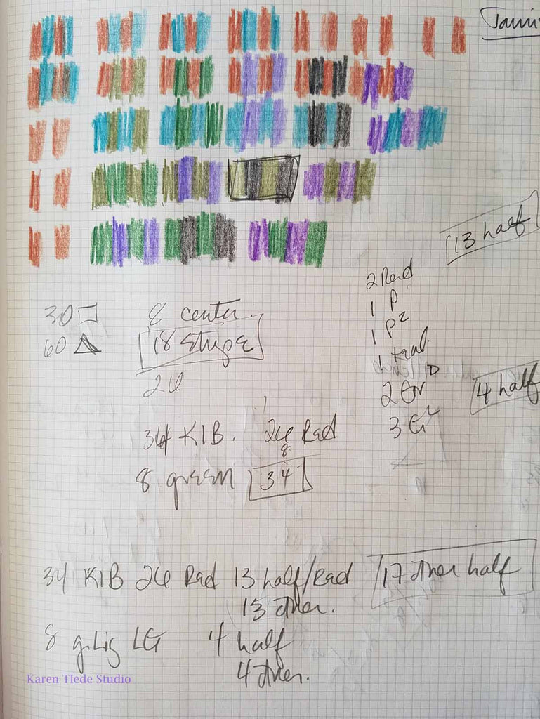 Custom Hand-Knit Rug -  -  -  Karen Tiede Studio - 1