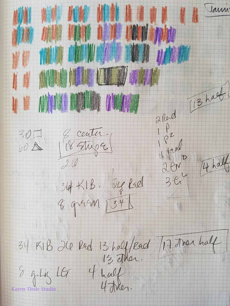 Custom Hand-Knit Rug -  -  -  Karen Tiede Studio - 1