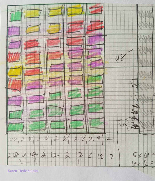 Custom Hand-Knit Rug -  -  -  Karen Tiede Studio - 2