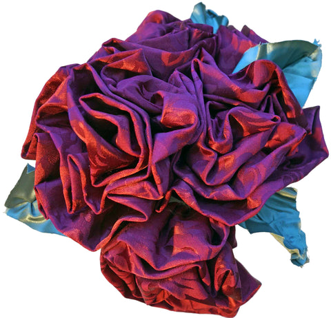 Red Jacquard Rose Bouquet
