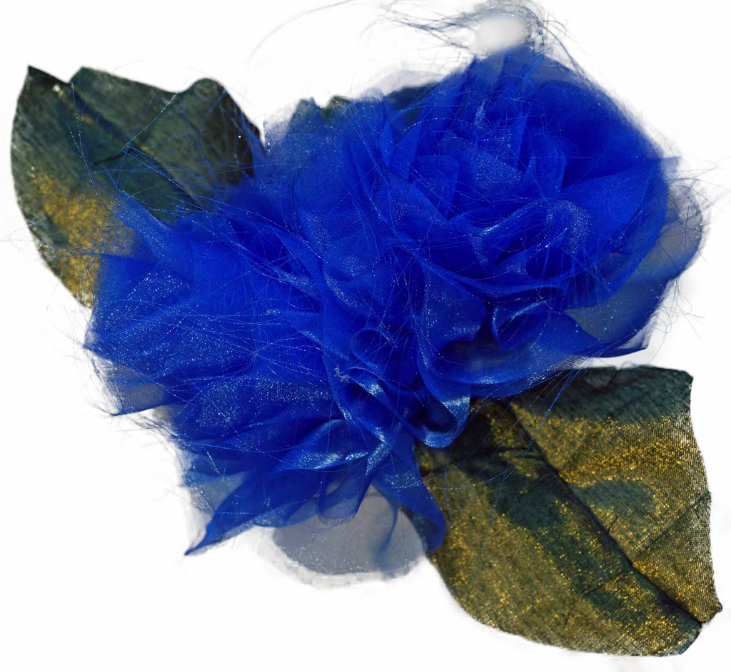 Blue Organza Roses