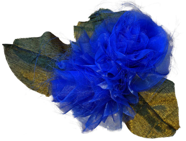 Blue Organza Roses