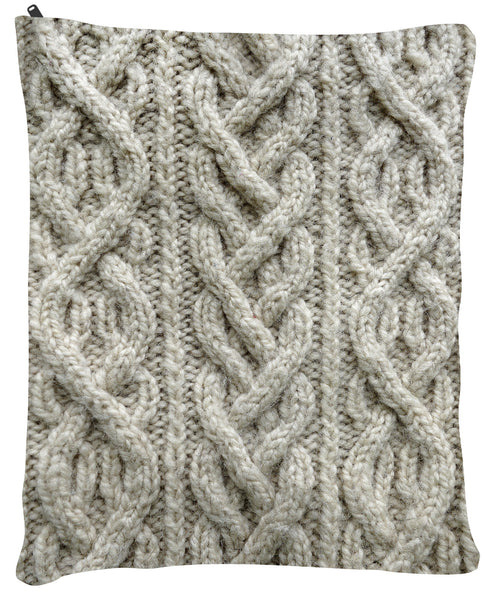 Braided Cable Dog Bed - Dog Beds - Large 40" x 50" -  Karen Tiede Studio - 2