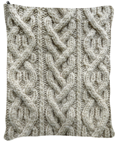 Braided Cable Dog Bed - Dog Beds - Large 40" x 50" -  Karen Tiede Studio - 2