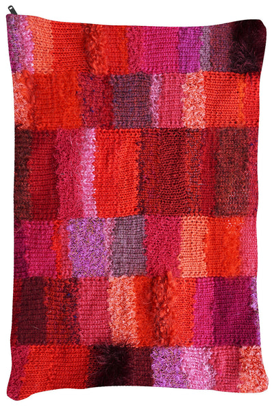 Red Fassett Dog Bed - Dog Beds - Small 18" x 28" -  Karen Tiede Studio - 3