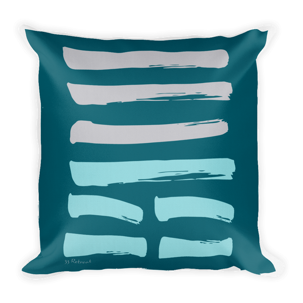 33 Retreat Hexagram Throw Pillow