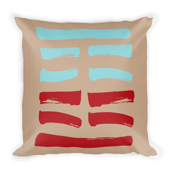 27 Nourishing Hexagram Throw Pillow