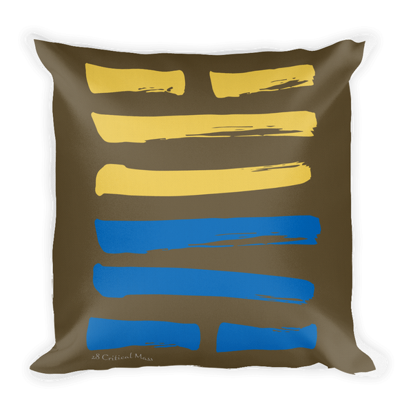 28 Critical Hexagram Throw Pillow