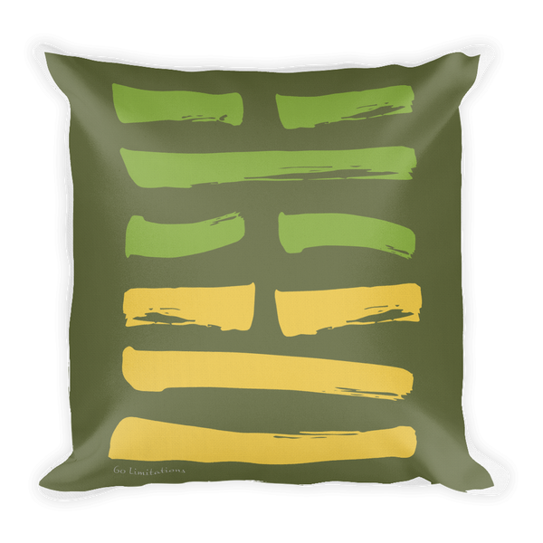 60 Limitations Hexagram Throw Pillow