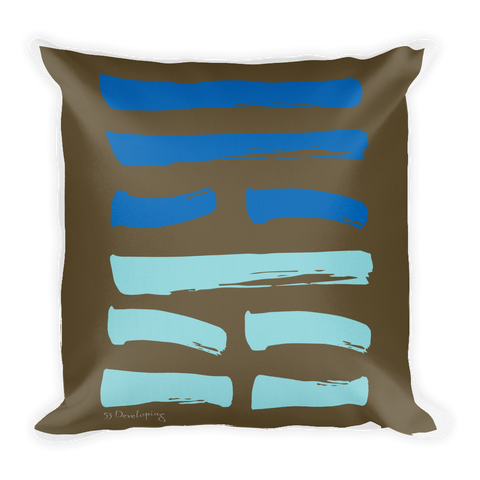 53 Developing Hexagram Throw Pillow