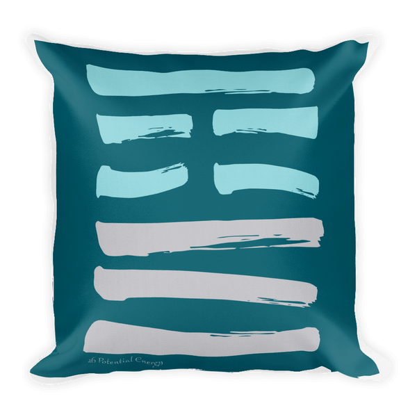 26 Potential Hexagram Throw Pillow