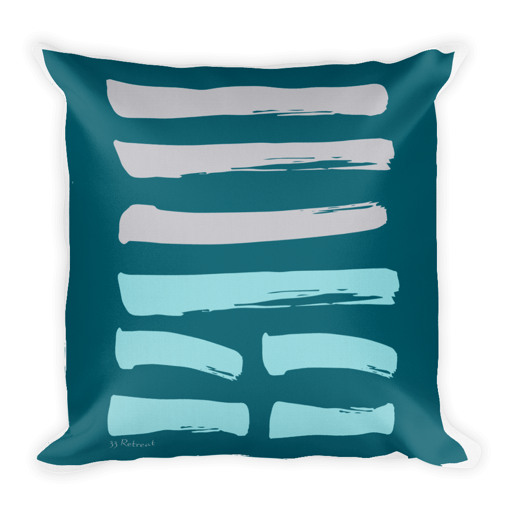 33 Retreat Hexagram Throw Pillow