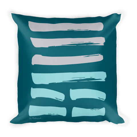 33 Retreat Hexagram Throw Pillow