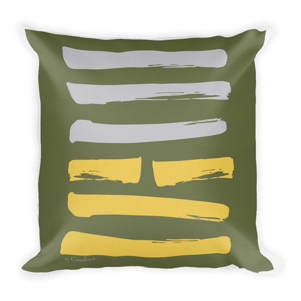 10 Conduct Hexagram Throw Pillow