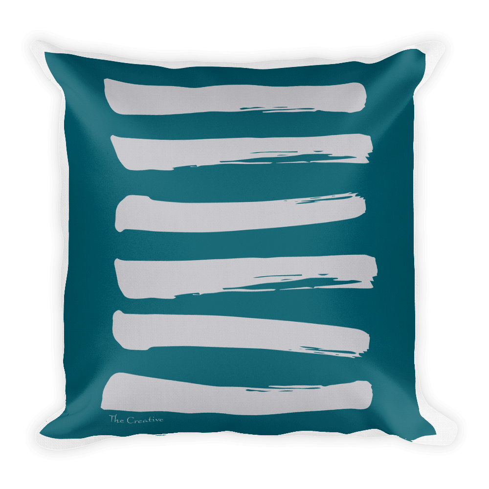 01 The Creative Hexagram Throw Pillow