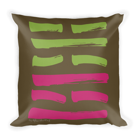 63 After the End Hexagram Throw Pillow