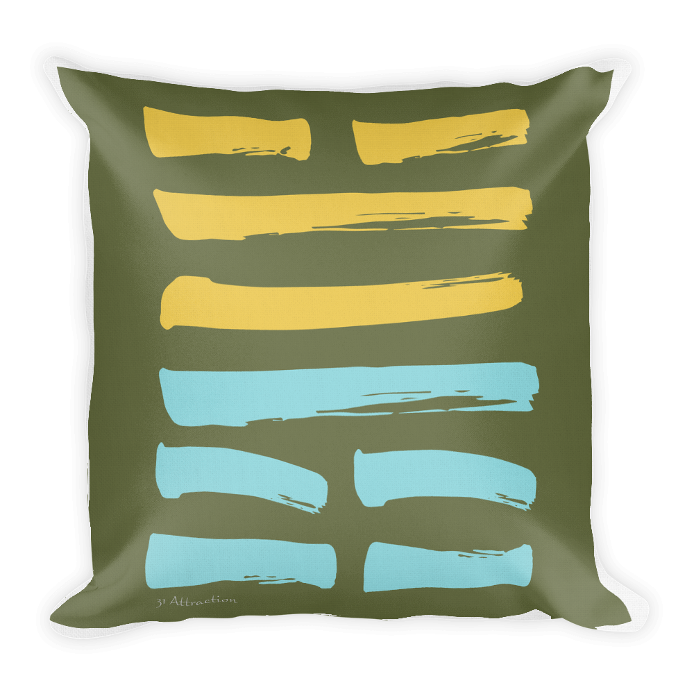 31 Attraction Hexagram Throw Pillow
