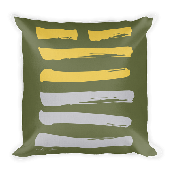43 Resolution Hexagram Throw Pillow
