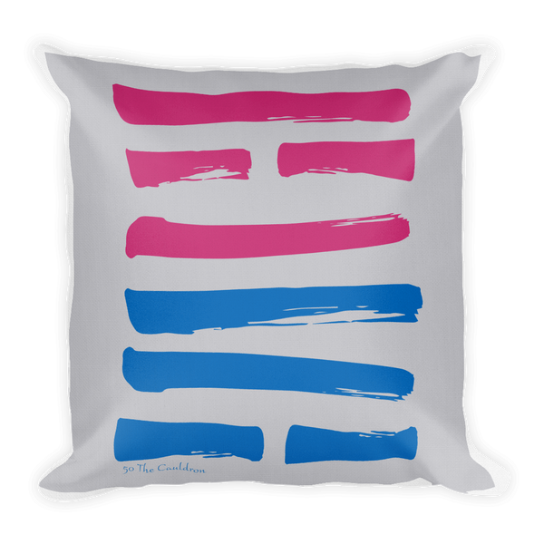 50 Cauldron Hexagram Throw Pillow