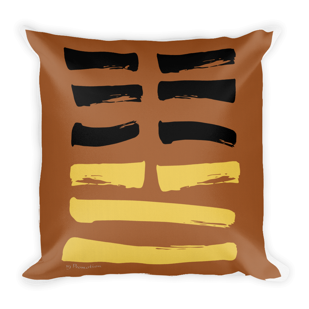 19 Promotion Hexagram Throw Pillow