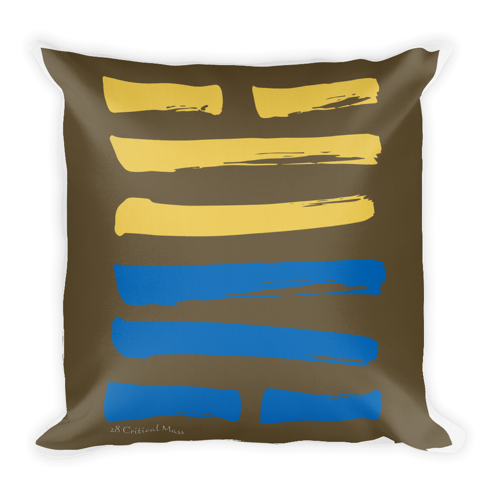 28 Critical Hexagram Throw Pillow