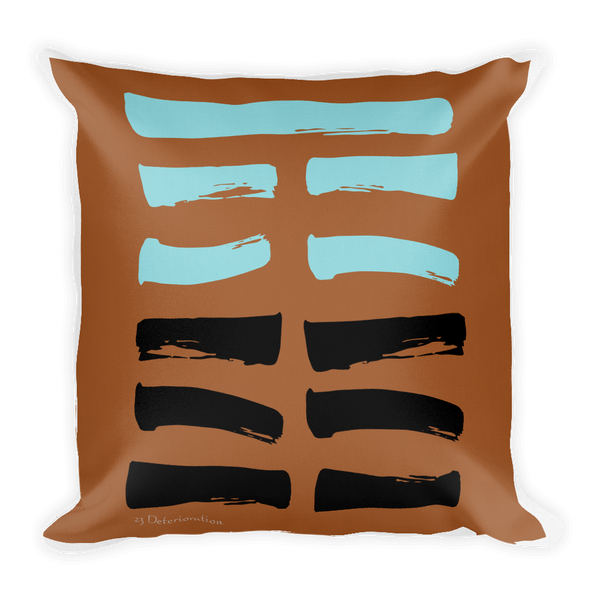 23 Deterioration Hexagram Throw Pillow