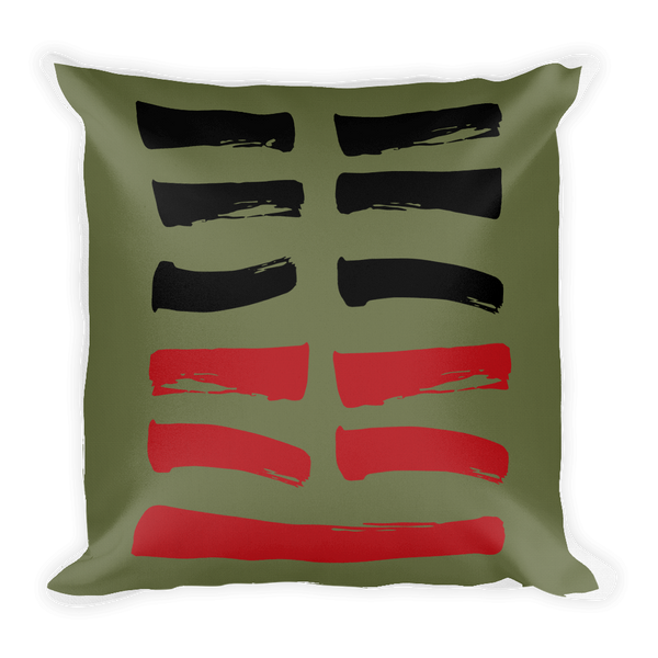 24 Returning Hexagram Throw Pillow