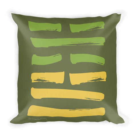 60 Limitations Hexagram Throw Pillow