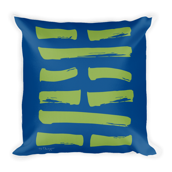 29 Danger Hexagram Throw Pillow