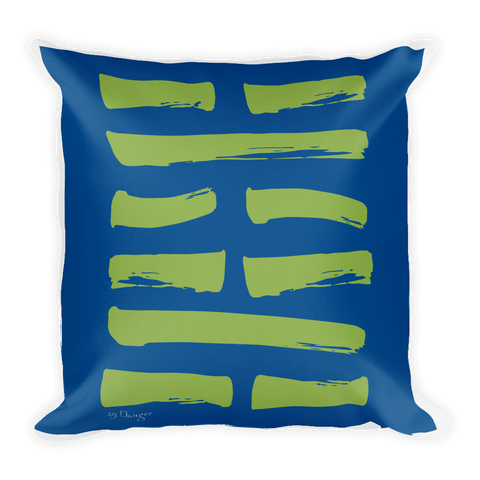 29 Danger Hexagram Throw Pillow