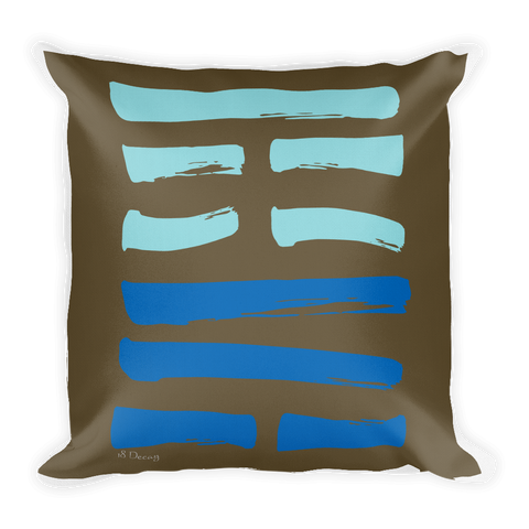 18 Repair Hexagram Throw Pillow
