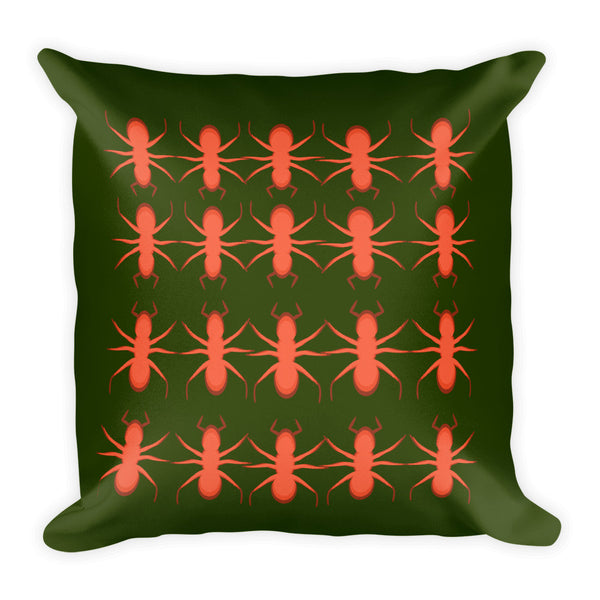 Coffee vs. Fire Ants on a Premium Pillow