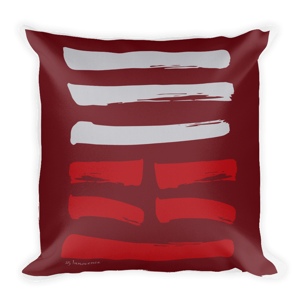 25 Innocence Hexagram Throw Pillow