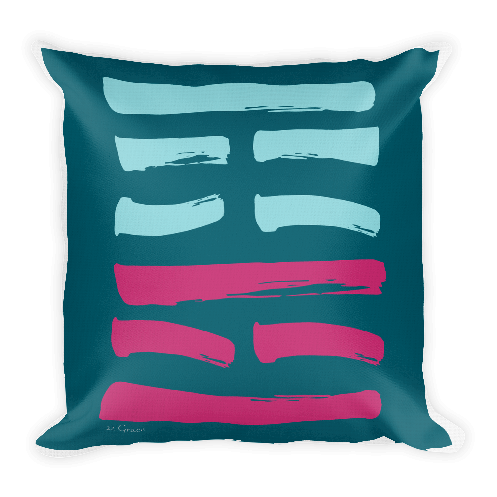 22 Grace Hexagram Throw Pillow