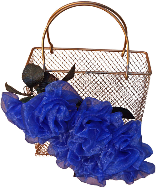 Blue Rose Basket