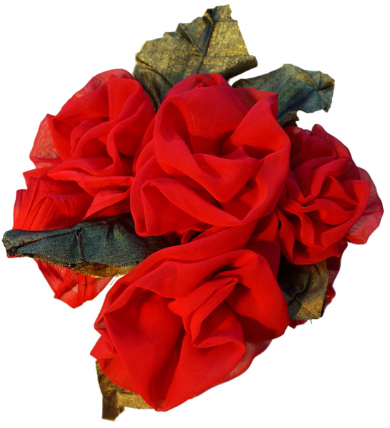 Red Chiffon Roses