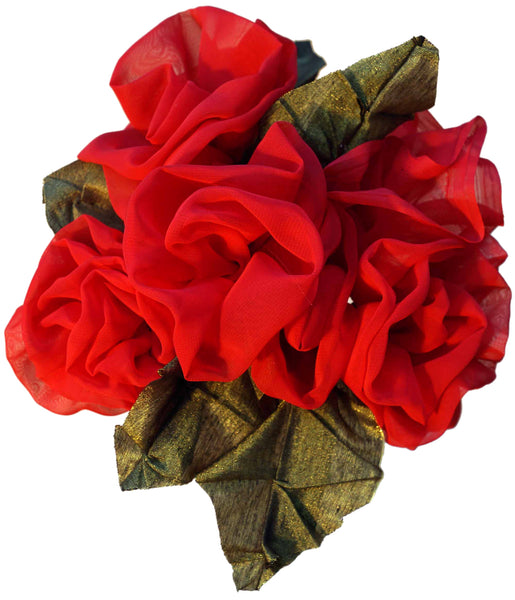Red Chiffon Roses