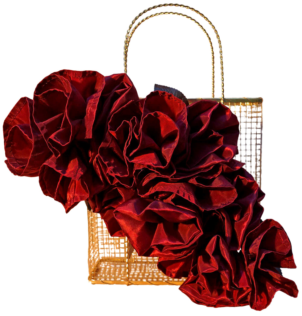 Red Rose Basket